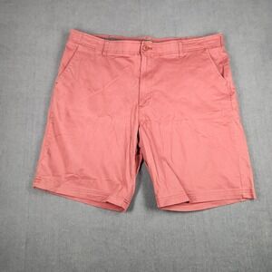 LEE Shorts Mens Size 42 Salmon Extreme Comfort Motion Flat Front Performance